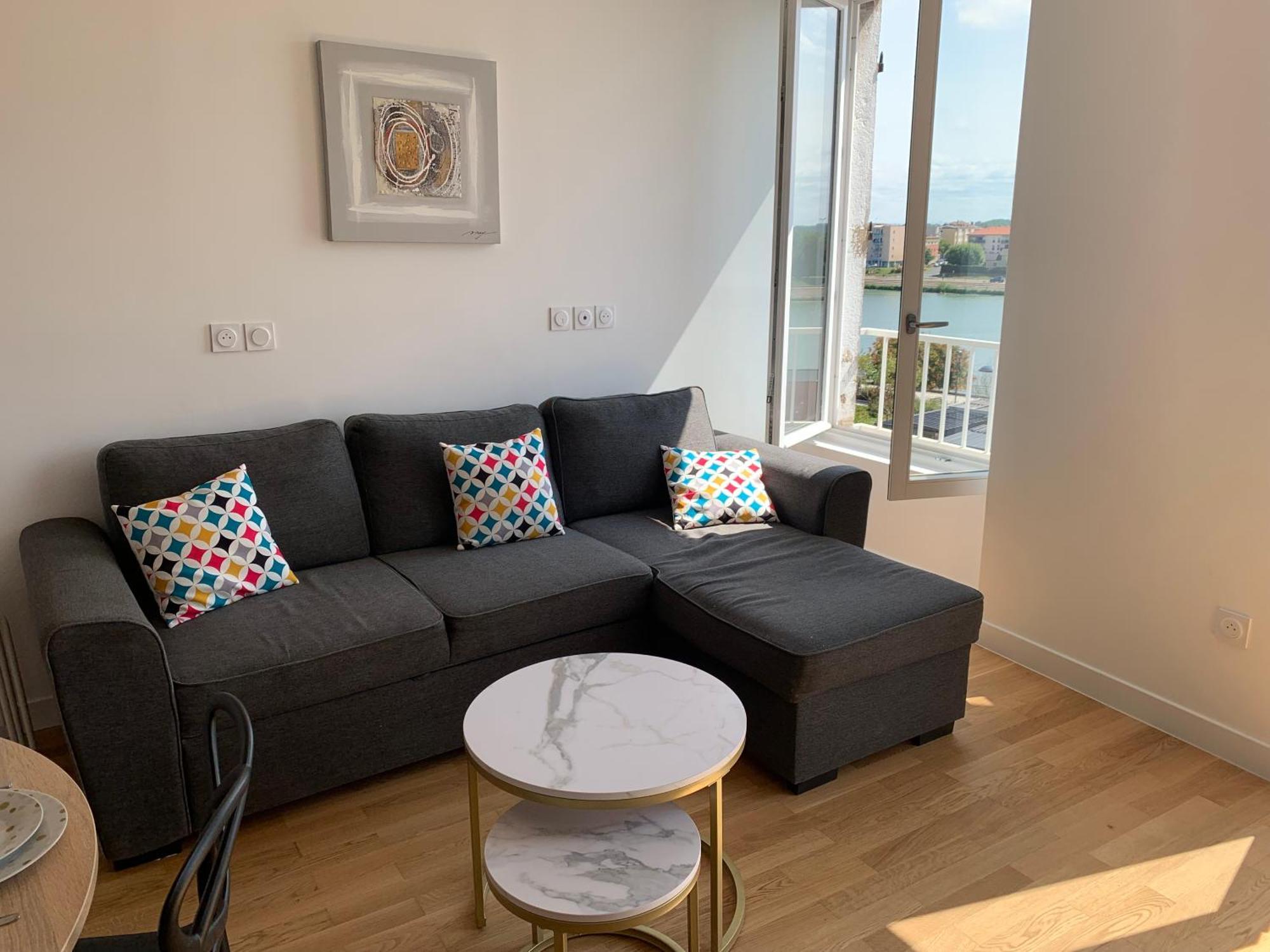 Appartement Neuf, Vue Sur Saone Mâcon Eksteriør billede